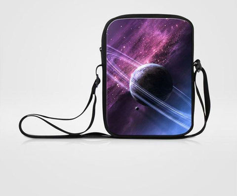 Space Galaxy Star Cross Body Sling Bag
