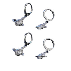 Fashion Shiny Planet Saturn Earrings