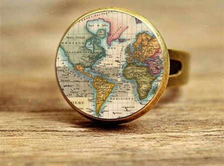 Vintage Glass Dome Ring