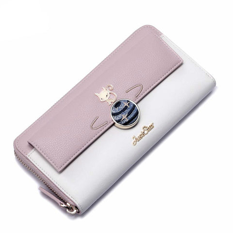 PU Leather Embroidery Purse