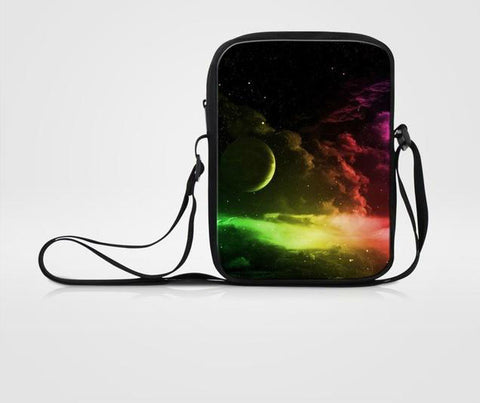 Space Galaxy Star Cross Body Sling Bag
