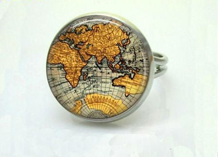 Vintage Glass Dome Ring