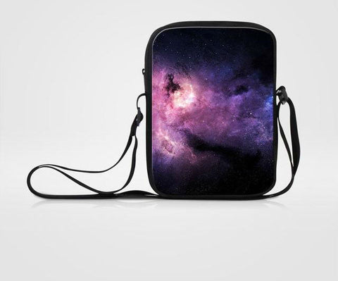 Space Galaxy Star Cross Body Sling Bag