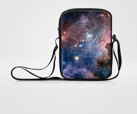 Space Galaxy Star Cross Body Sling Bag