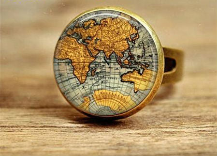 Vintage Glass Dome Ring