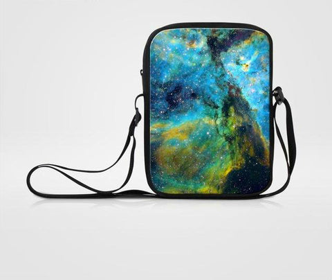 Space Galaxy Star Cross Body Sling Bag