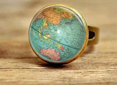 Vintage Glass Dome Ring
