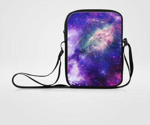 Space Galaxy Star Cross Body Sling Bag
