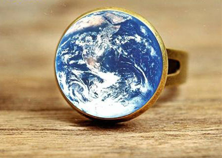 Vintage Glass Dome Ring