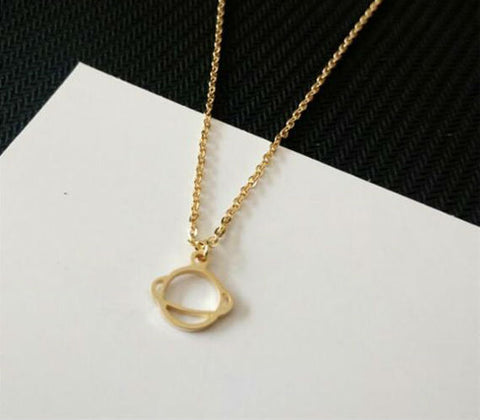 Cool Saturn Planet Necklace