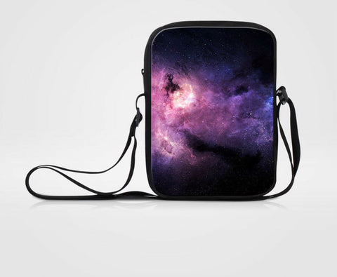 Space Galaxy Star Cross Body Sling Bag