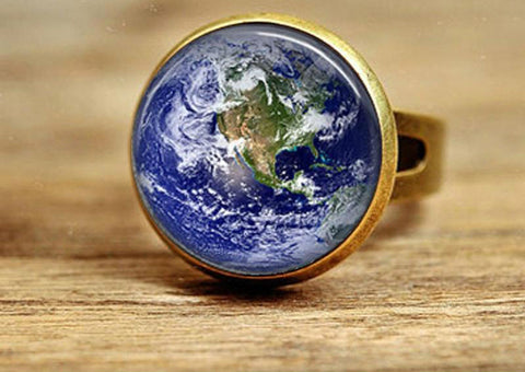 Vintage Glass Dome Ring