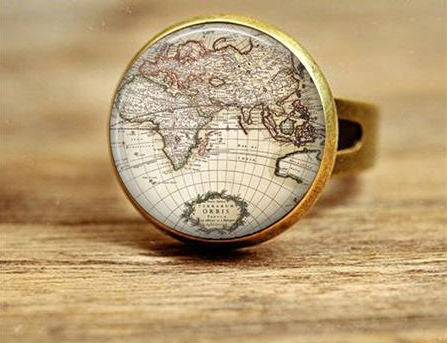 Vintage Glass Dome Ring