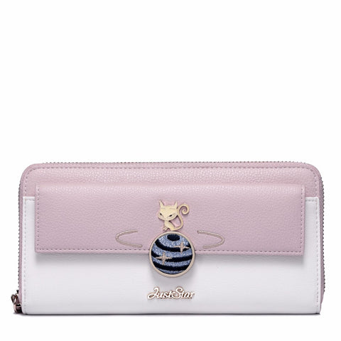 PU Leather Embroidery Purse