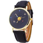 Leather Band Analog Wrist Watch