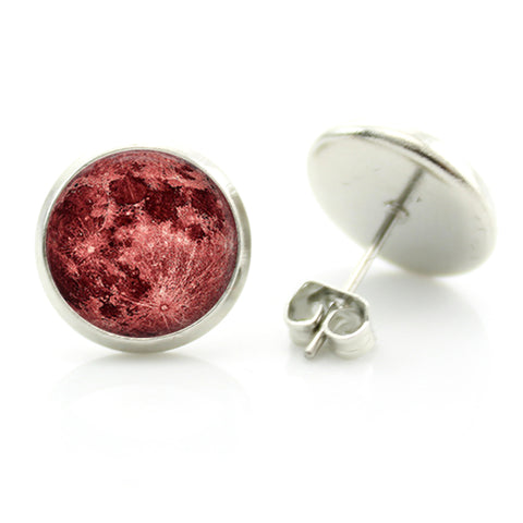 Nebula Art Stud Earrings