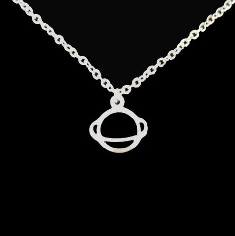 Cool Saturn Planet Necklace
