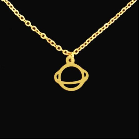 Cool Saturn Planet Necklace