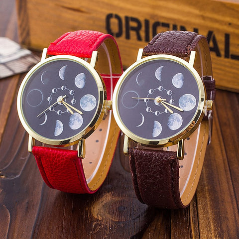 Casual Moon Phase Luxury Watch