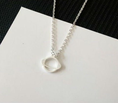 Cool Saturn Planet Necklace