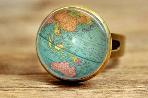 Vintage Glass Dome Ring
