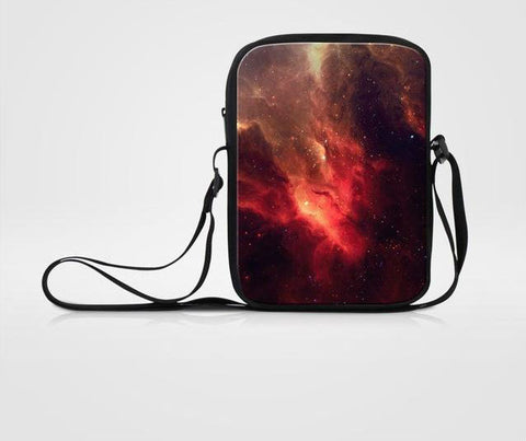 Space Galaxy Star Cross Body Sling Bag