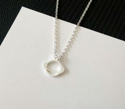 Cool Saturn Planet Necklace