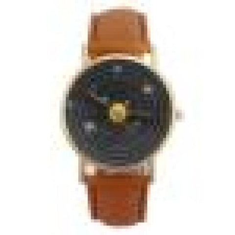 Leather Band Analog Wrist Watch