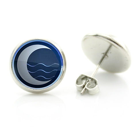 Charming Astronomy Stud Earrings