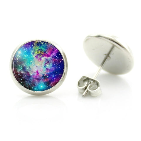 Charming Astronomy Stud Earrings