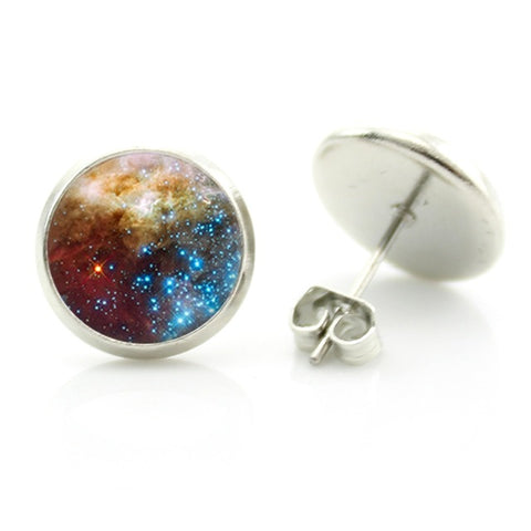 Charming Astronomy Stud Earrings