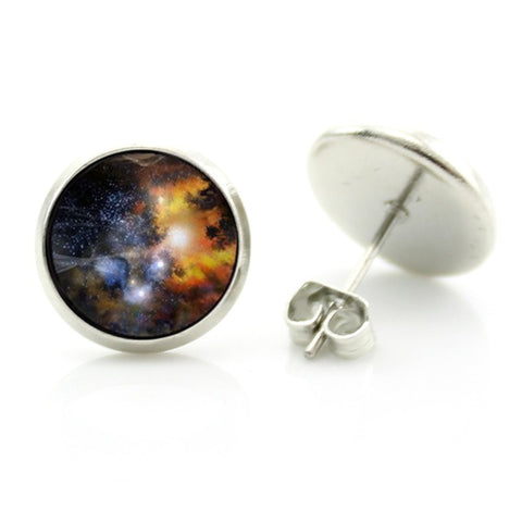 Charming Astronomy Stud Earrings