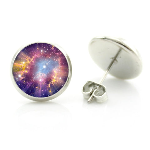 Charming Astronomy Stud Earrings