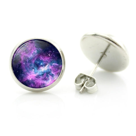 Charming Astronomy Stud Earrings