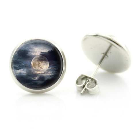 Charming Astronomy Stud Earrings