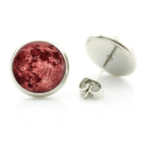 Nebula Art Stud Earrings