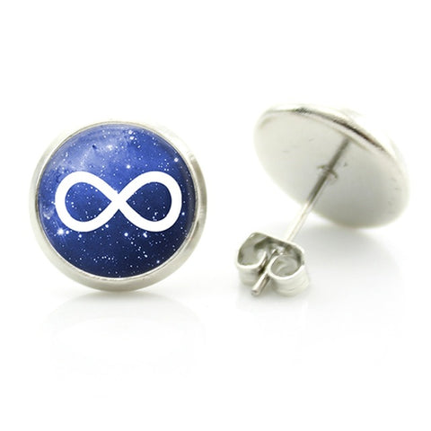 Nebula Art Stud Earrings