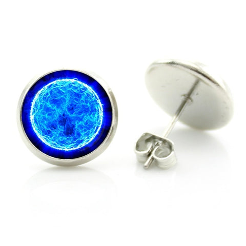 Nebula Art Stud Earrings