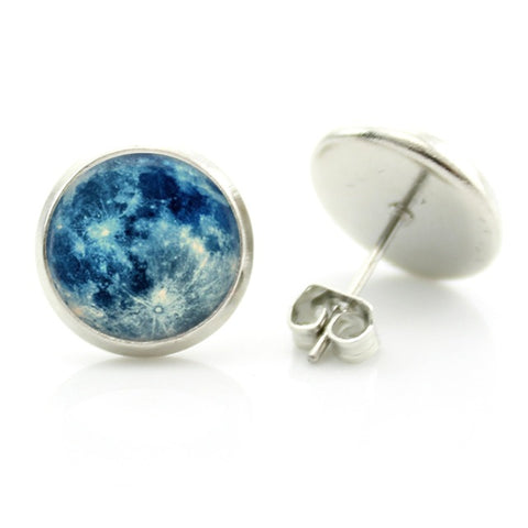 Nebula Art Stud Earrings