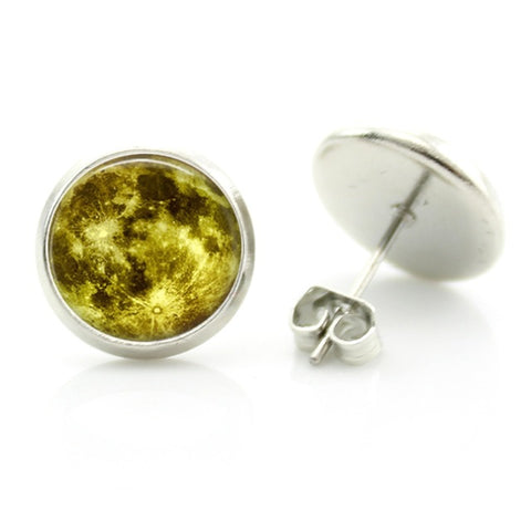 Nebula Art Stud Earrings