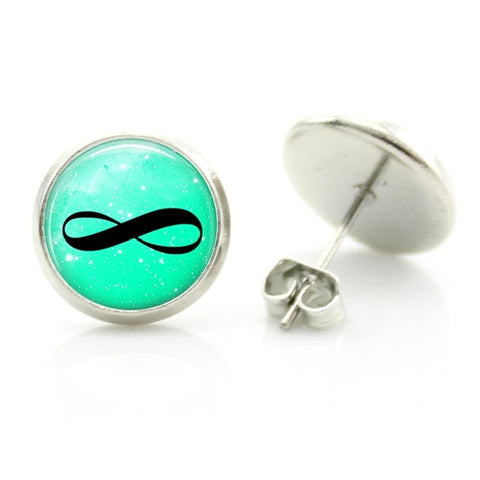 Nebula Art Stud Earrings
