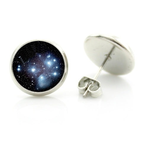 Nebula Art Stud Earrings