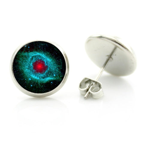 Nebula Art Stud Earrings