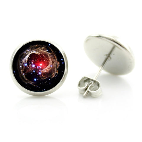 Nebula Art Stud Earrings