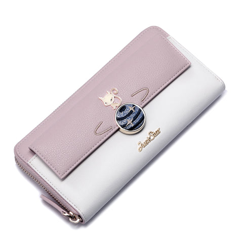 PU Leather Embroidery Purse