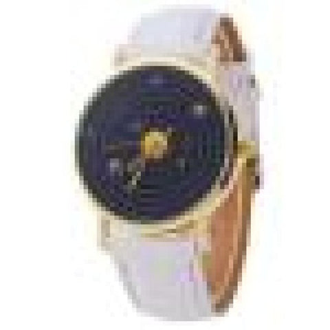 Leather Band Analog Wrist Watch